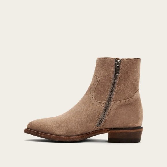 frye women's billy inside zip bootie western boot